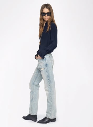 Blouse col v ZADIG&VOLTAIRE Bleu